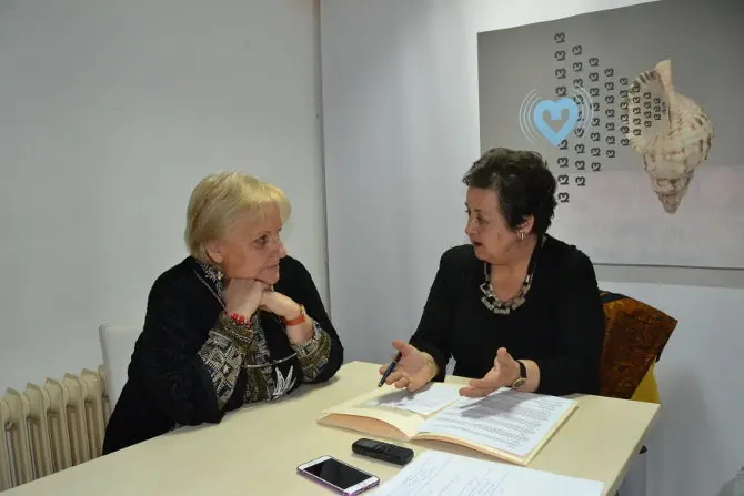 [Imaxe: Cintia Par&iacute;s] Mar&iacute;a Xos&eacute; Porteiro e Mar&iacute;a do Pilar Garc&iacute;a Negro