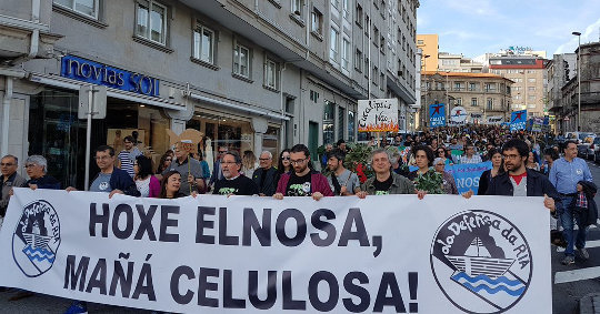 marcha celulosas foto de Galiza Nova