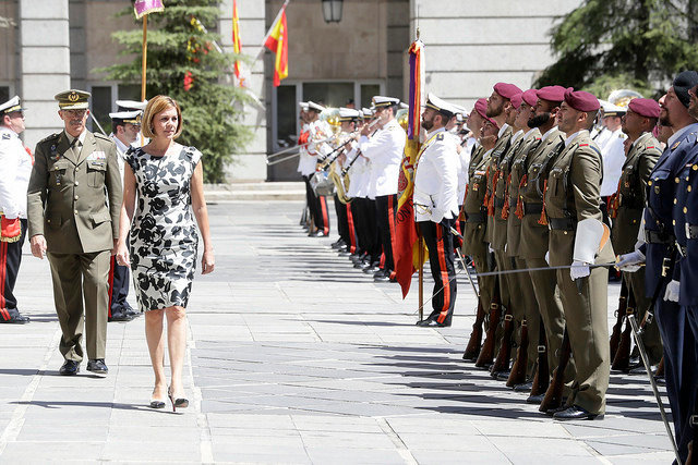 María Dolores Cospedal, ministra de Defensa. 4 de xuño de 2017