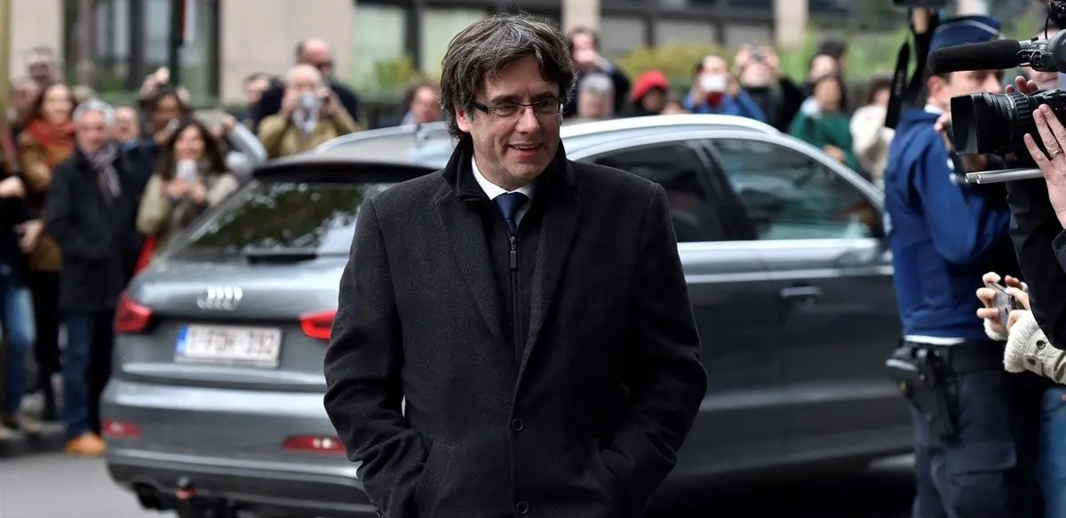 Puigdemont esta semana en Bruxelas. Foto Naci&oacute;Digital