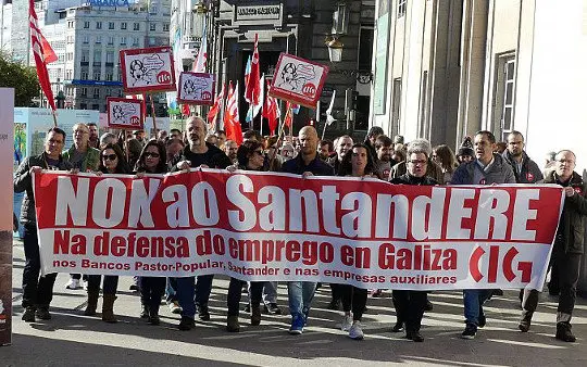 ere banco santander poupular pastor imaxe da CIG