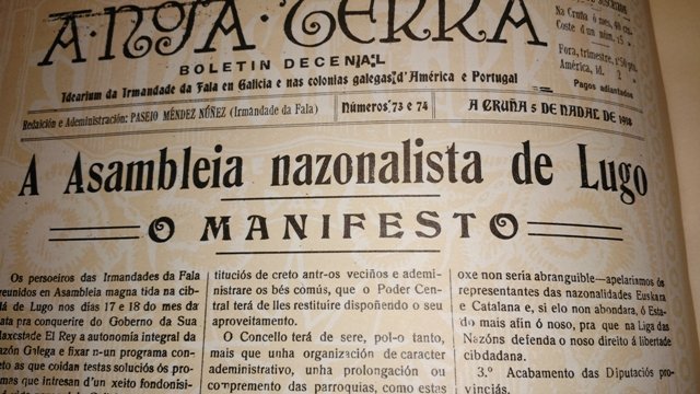 Asemblea Nazonalista de Lugo, Manifesto