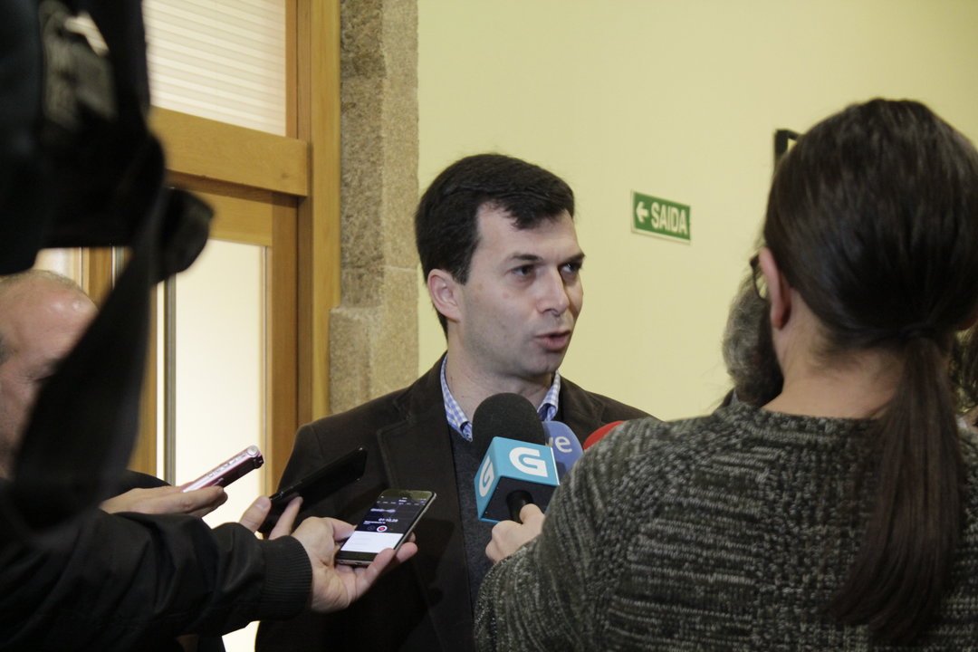 Gonzalo Caballero no Parlamento Galego