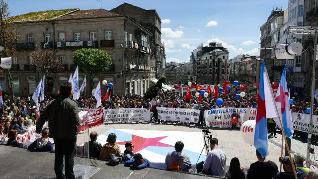 Manifestaci&oacute;n da CIg en Vigo