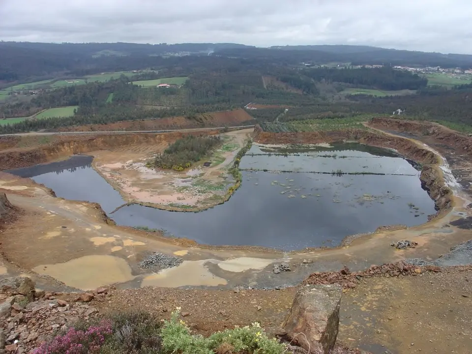 Antiga explotaci&oacute;n de cobre de Touro (Imaxe: Adega)