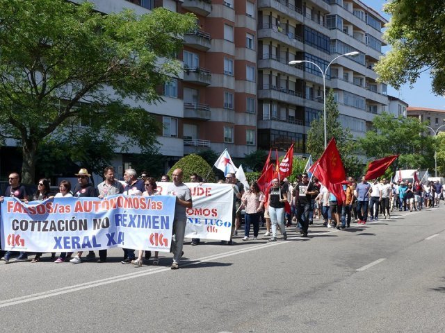 Protestas contra Servicarne (arquivo/CIG).