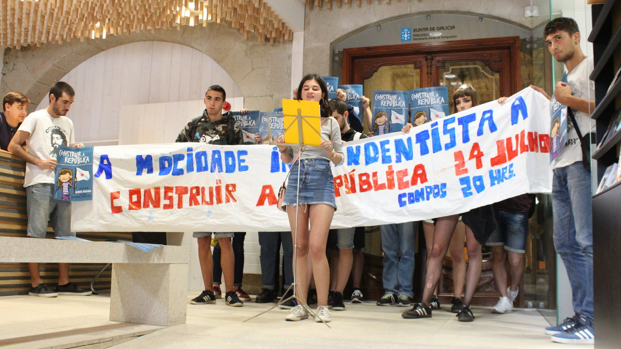 Presentación pública da manifestación da mocidade independentista polo 24 de xullo 