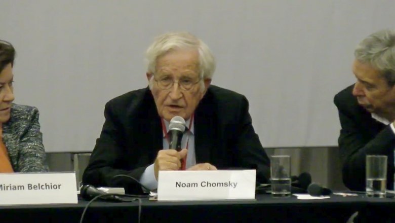 Noam Chomsky no Brasil. Eleições 2018.
