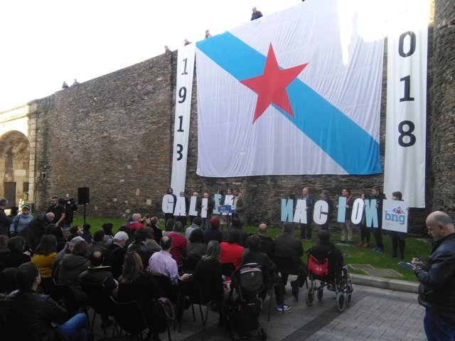 Acto do BNG en Lugo con motivo do 100 aniversario da I Asemblea Nacionalista.