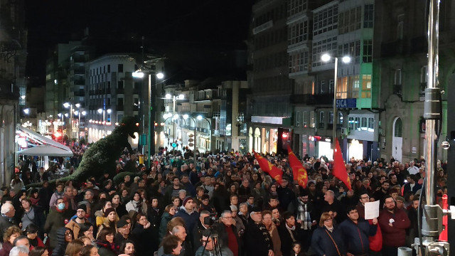 manifestación Vigo