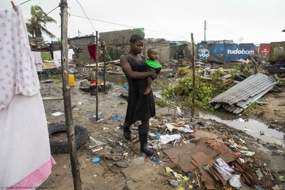 [Imaxe: UNICEF] Mozambique foi un dos países máis devastados