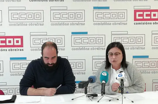 Roi fernandez Silvia parga CCOO sinistraldiade laboral