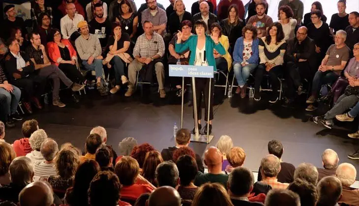Ana Pontón en Compostela