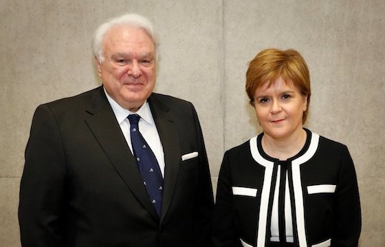 O cónsul español coa primeira ministra de Escocia [Imaxe- @ScotGovFM]