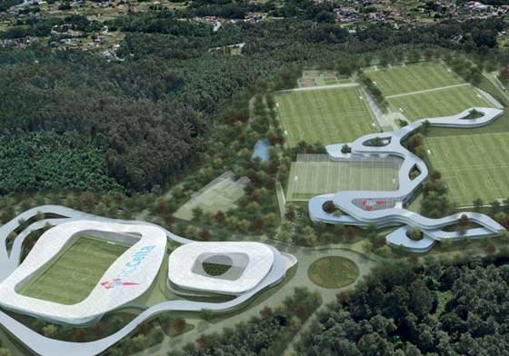 Proxecto de cidade deportiva do Celta (Foto: Celta).