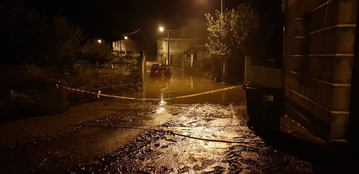 inundacions tormenta foto de Protección Civil de Verín