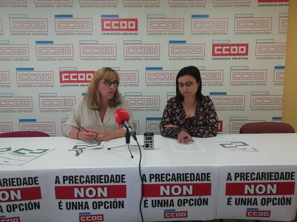 ccoo maica bouza silvia parga
