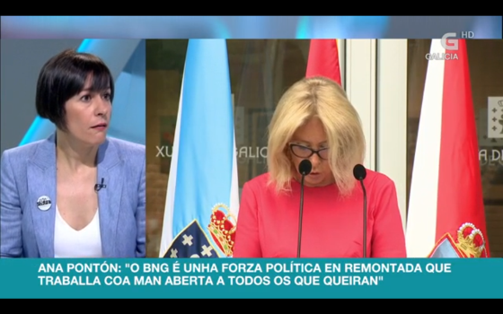 Ana Pontón entrevista TVG 16 de xullo de 2019