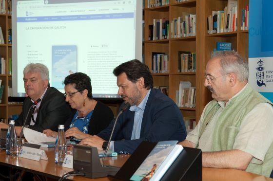 Presentación da colección. Xosé Núñez, Rosario Álvarez, Antonio Rodríguez, Ramón Villares