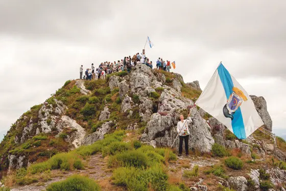 Subida ao Pico Sacro [Imaxe: Xan Muras]