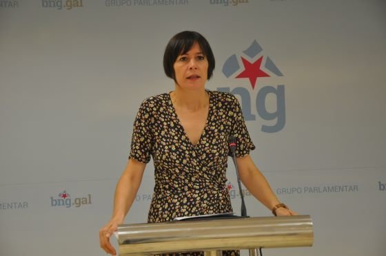 Ana Pontón na rolda de prensa