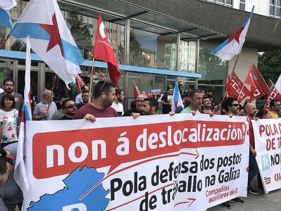 Mobilización contra a deslocalización ante San Caetano