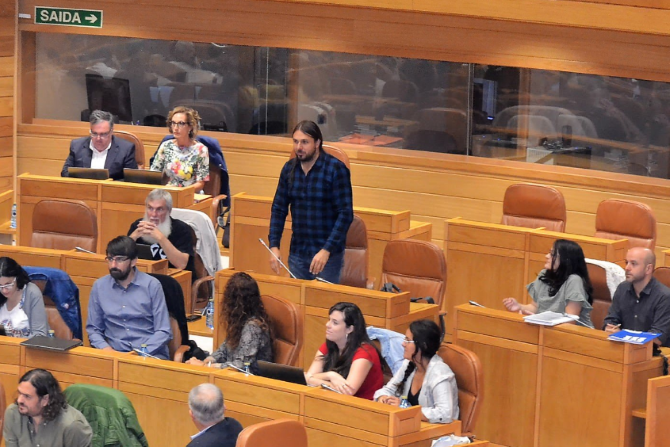 Parlamento de Galiza Xan Xove, novo deputado do grupo Común da Esquerda