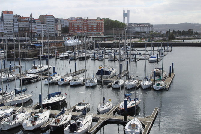 Vista do Parrote, na Coruña.