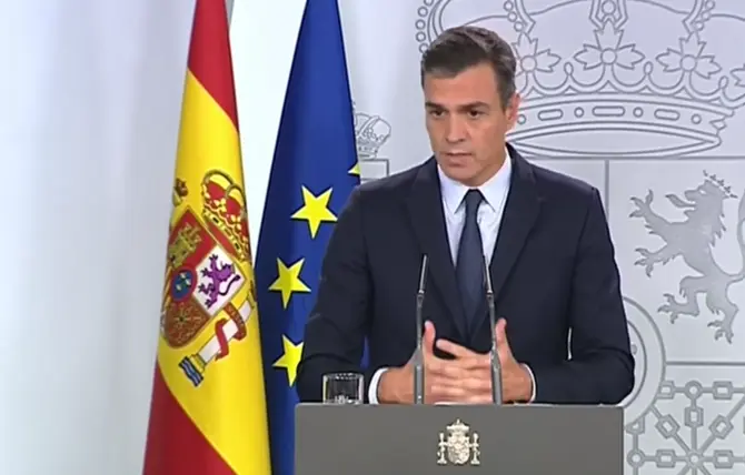 Pedro S&aacute;nchez en La Moncloa