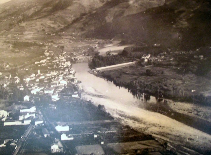 O Barco de Valdeorras nunha imaxe do século XX
