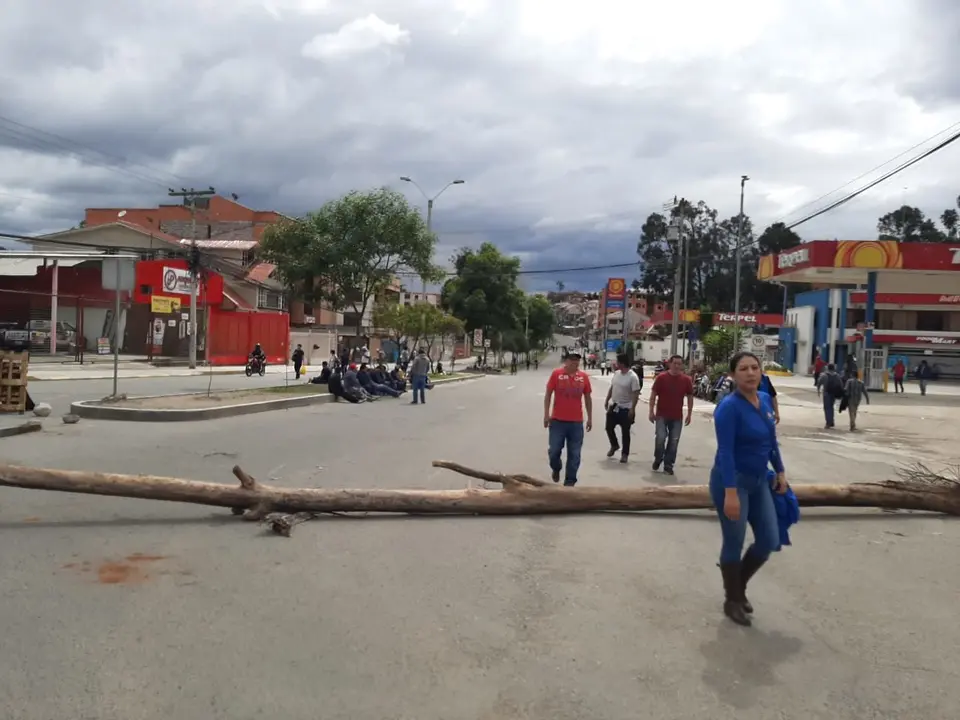 Imaxe tomada por Francisco Chacha nas r&uacute;as de Cuenca esta semana