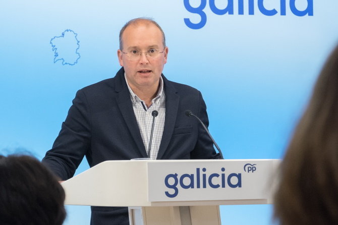 Miguel Tellado, secretario xeral do PP na Galiza
