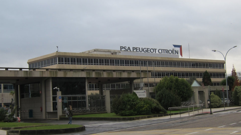 PSA Peugeot Citroën en Vigo.