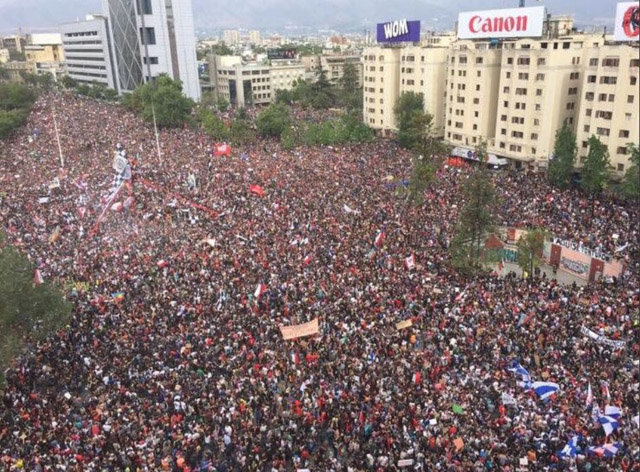 Manifestación Chile