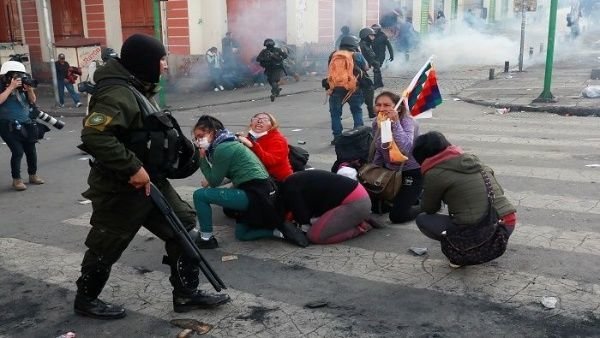 bolivia represión golpe de estado