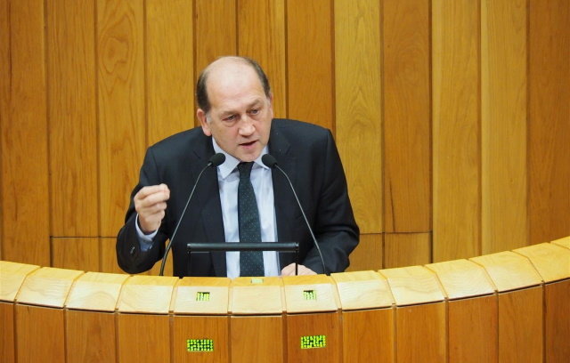 Xaquín Fernández Leiceaga, no Parlamento galego. (Parlamento de Galicia)