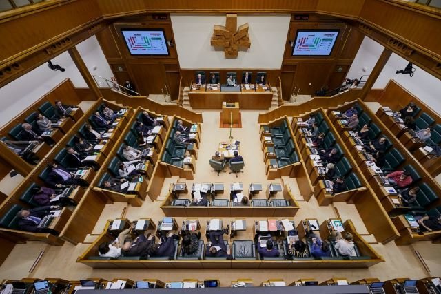 Pleno do Parlamento vasco (cedida)