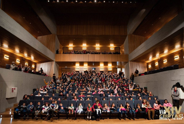 Preto de 300 rapaces e rapazas participaron na primeira xornada de Cinema Marabillas, a actividade do FIC Vía XIV concibida para os escolares da comarca