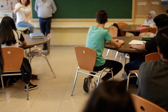 estudantes nunha aula (Foto: Nós Diario).