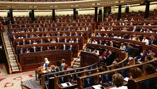 Vista do hemiciclo do Congreso na &uacute;ltima votaci&oacute;n de investidura en xullo 2019 (Europa Press)