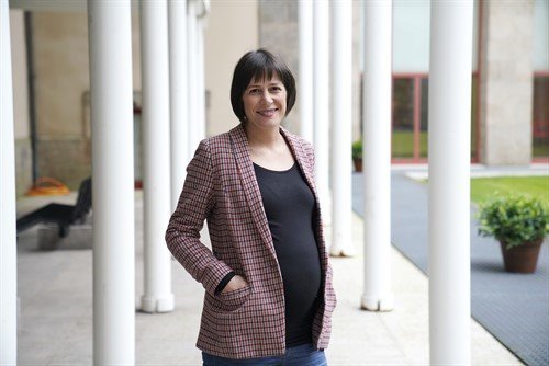 A portavoz nacional do BNG, Ana Pontón, no Parlamento da Galiza (Europa Press)