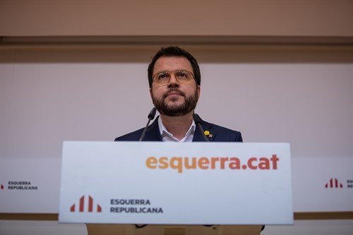 O vicepresidente da Generalitat catalana, Pere Aragonès (Europa Press)