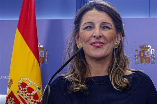 A deputada de Galicia en Común no Congreso Yolanda Díaz (Europa Press)