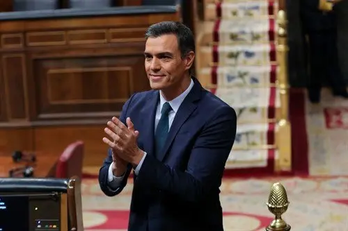 O candidato do PSOE, Pedro S&aacute;nchez, no Pleno de investidura (Europa Press)