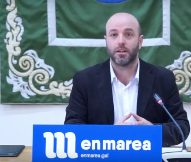 O voceito de En Marea, Lu&iacute;s Villares, no Parlamento (Europa Press) 