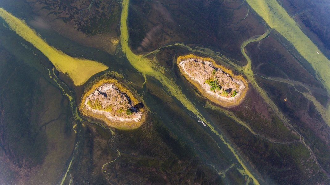 A fotografía das illas Alvedosas gañadora do certame H2Ocean de National Geographic