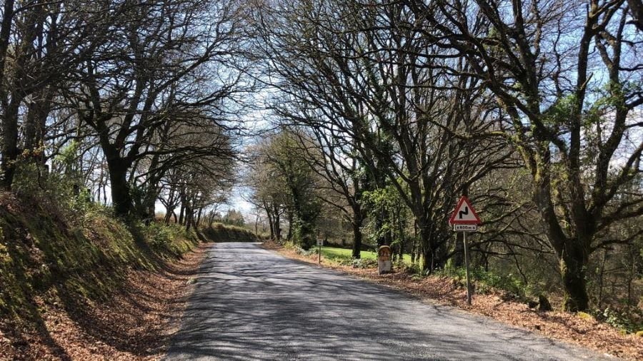 A estrada LU-231 entre Friol e Palas atravesa a Reserva da Biosfera Terras do Miño (Imaxe: Apatrigal).