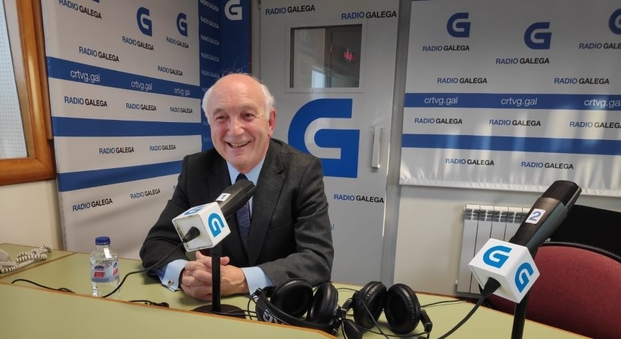 O voceiro da patronal da Coruña, Antonio Fontenla, nunha entrevista a Radio Galega (Imaxe: Europa Press)