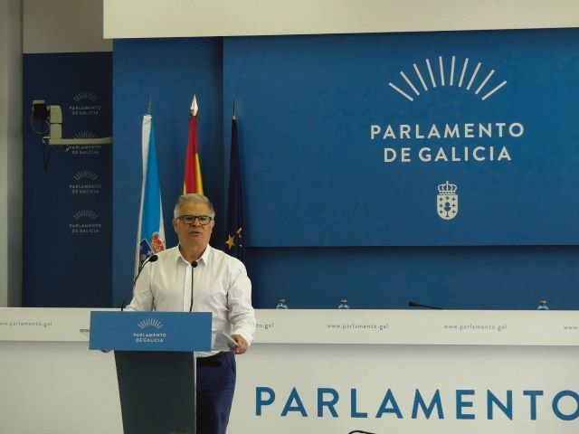 Manuel Lago no Parlamento da Galiza (Europa Press)