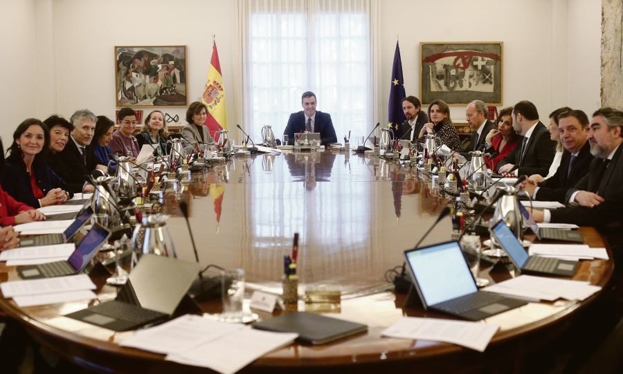Reunión do Consello de Ministras do Goberno do Estado (Europa Press).